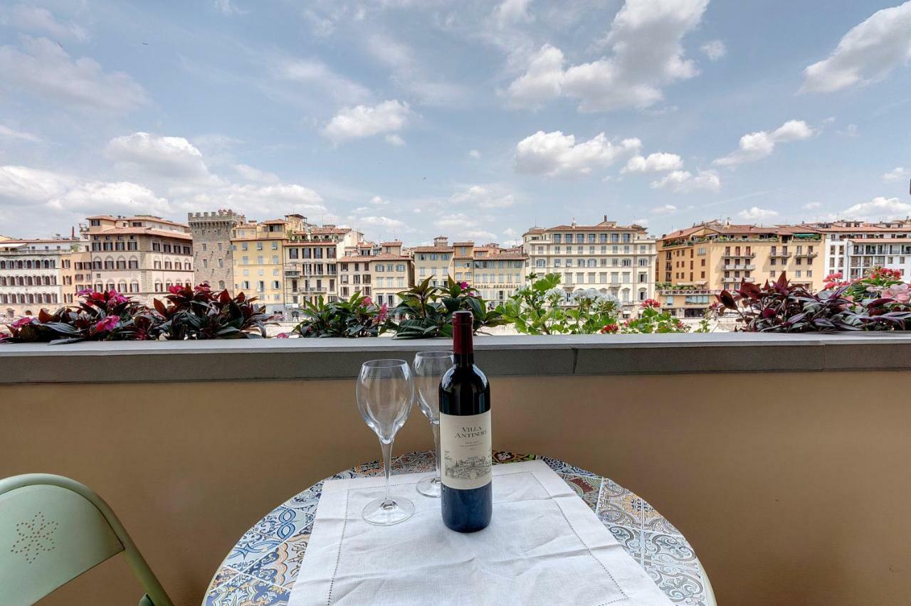 Historical Apartment Spectacular Arno View With Balcony From 12 Th Century. Firenze Bagian luar foto